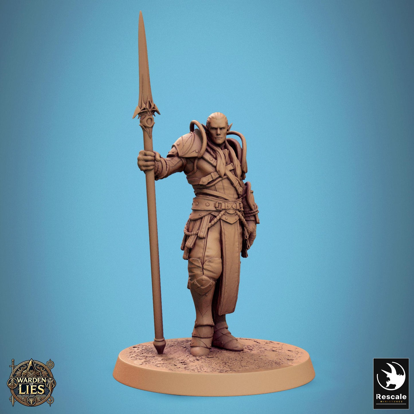 Moonlight Elves, Pack 2, Rescale Miniatures | Dungeons and Dragons | Pathfinder | Table Top RPG | 3D Printed Model