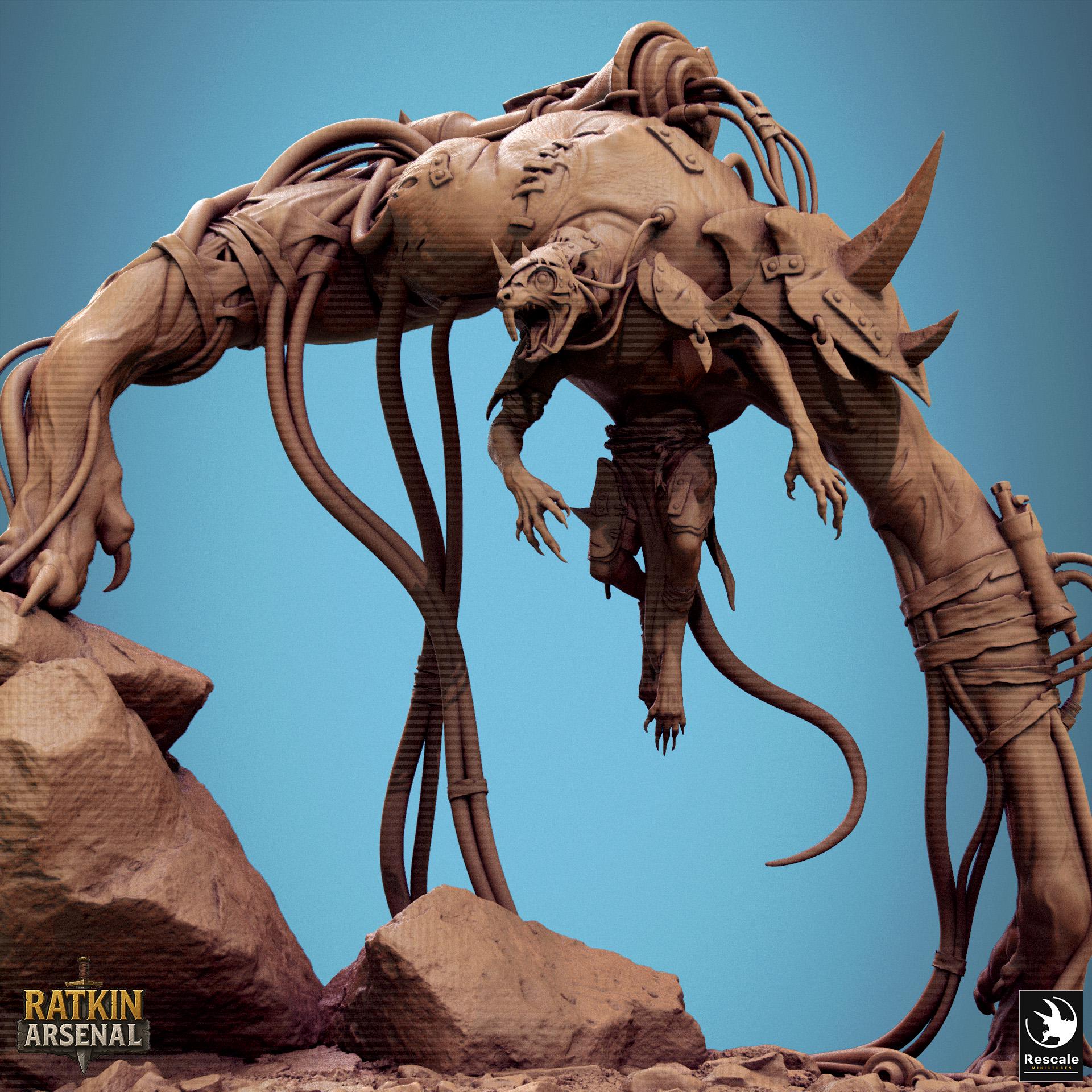 Plague Born, Rescale Miniatures | Dungeons and Dragons | Pathfinder | Table Top RPG | 3D Printed Model