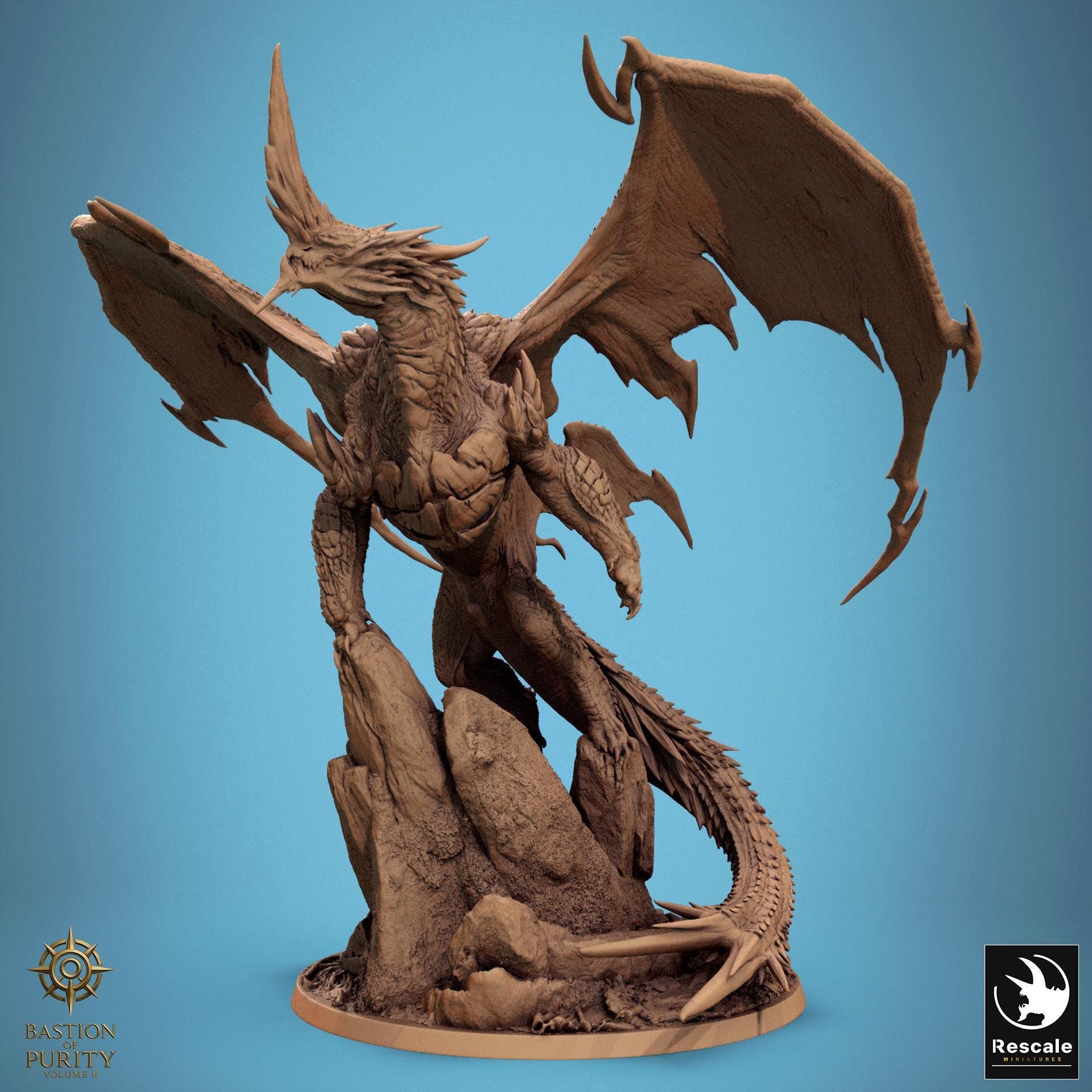 Blue Dragon, 2024 Design | Aussie 3D Printed Miniatures and Terrain