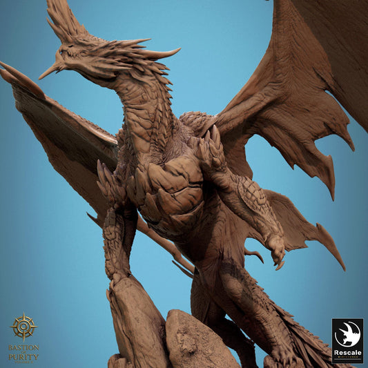 Blue Dragon, 2024 Design | Aussie 3D Printed Miniatures and Terrain