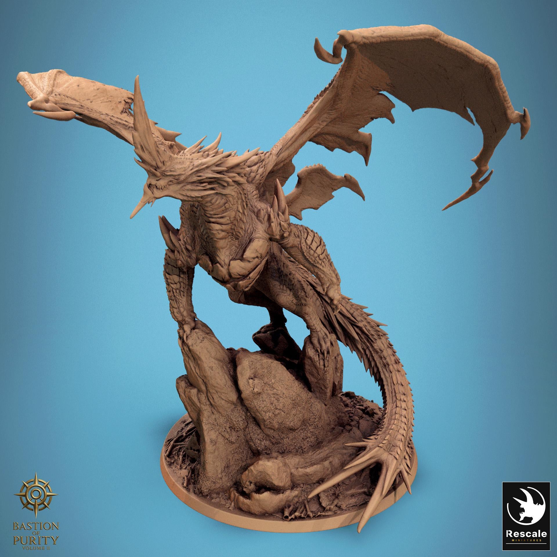 Blue Dragon, 2024 Design | Aussie 3D Printed Miniatures and Terrain