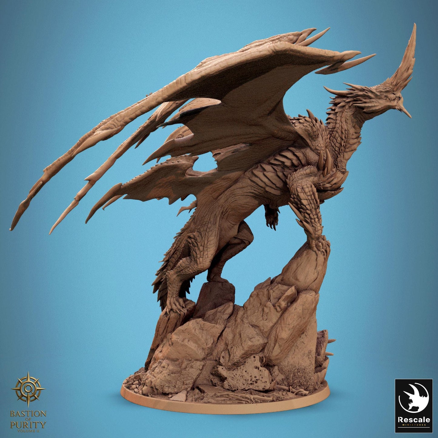 Blue Dragon, 2024 Design | Aussie 3D Printed Miniatures and Terrain