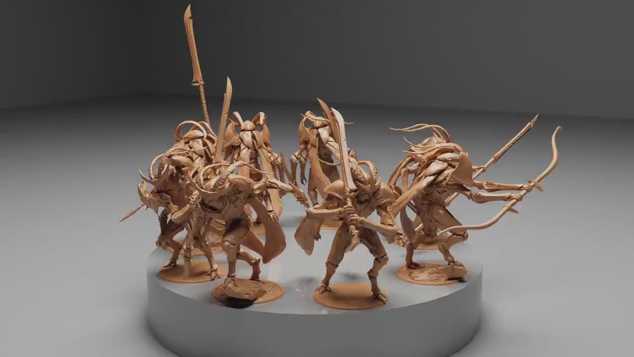 Thri-Kreen | Aussie 3D Printed Miniatures and Terrain