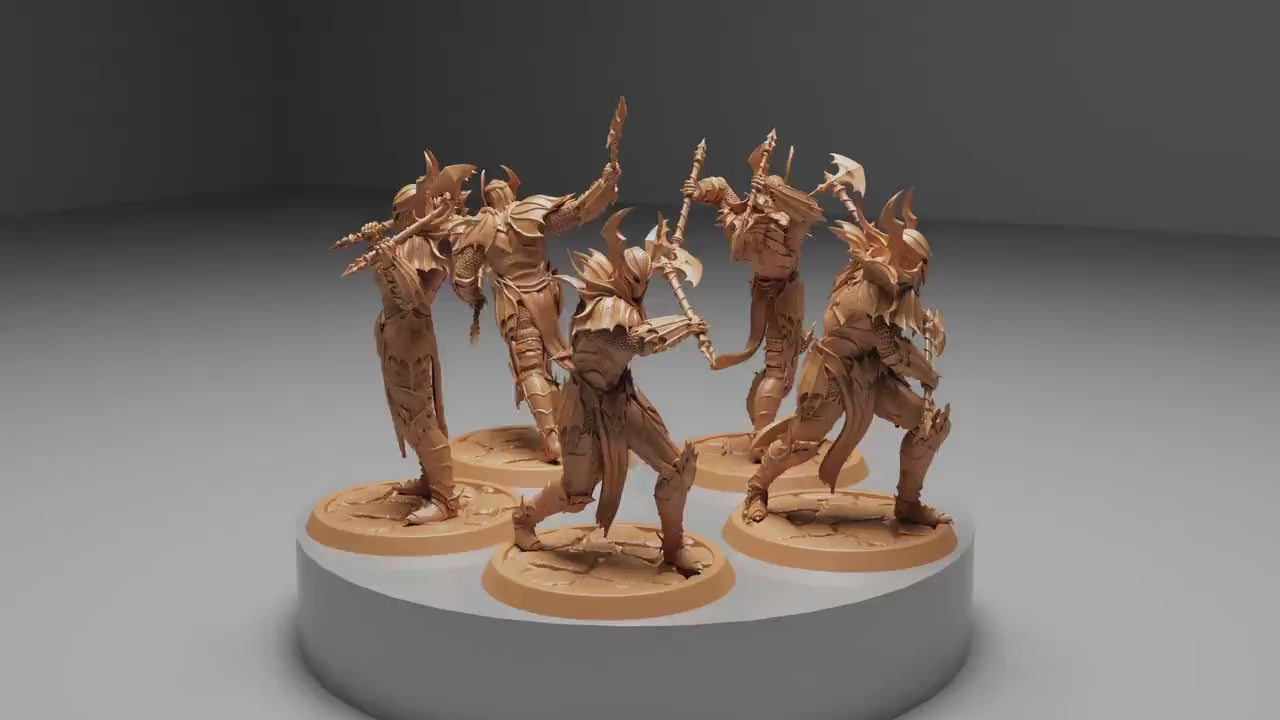 Blood knight Double Axe Squadron | Aussie 3D Printed Miniatures and Terrain